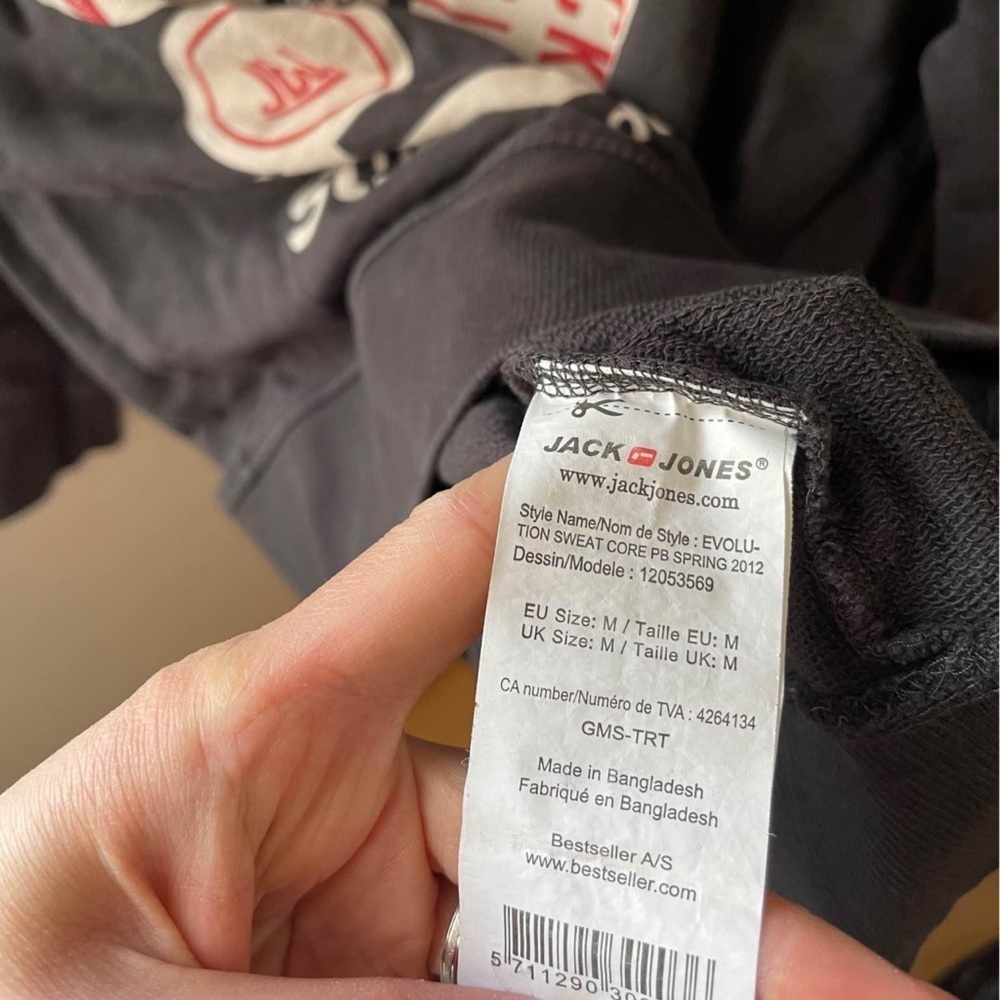 Jack&Jones dark grey hoodie - Picture 6 of 6